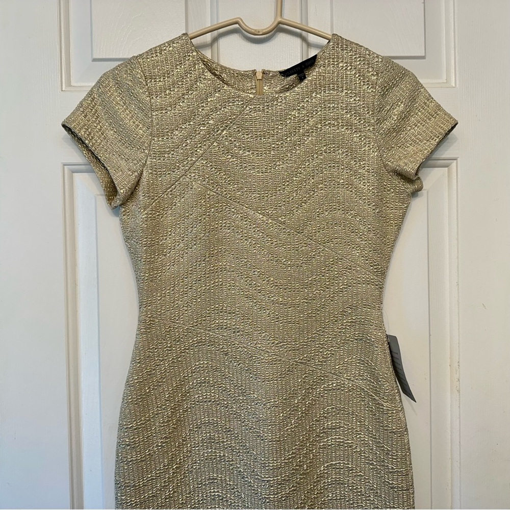 Felicity And Coco, Nordstrom Cocktail Gold Dress Size Small Brand New